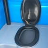 Туалетная кабина Toypek 02С в собранном виде зелёный цвет