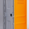 Туалетная кабина Toypek 04C в собранном виде оранжевый цвет