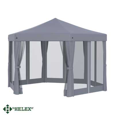 Тент-шатер быстросборный Helex 5431 серый