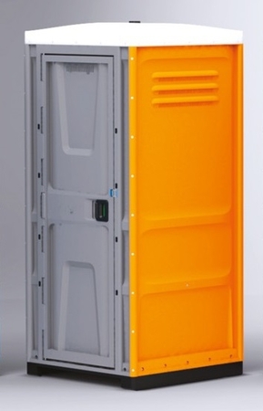 Туалетная кабина Toypek 04C в собранном виде оранжевый цвет