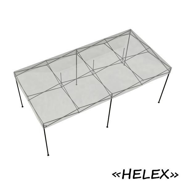 Шатер для дачи Helex 4336 S8.2, 3x4.5м зеленый