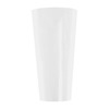 Кашпо для цветов Prosperplast Tubus Slim Shine 27+15 л, белый Артикул: DTUS300S-S449