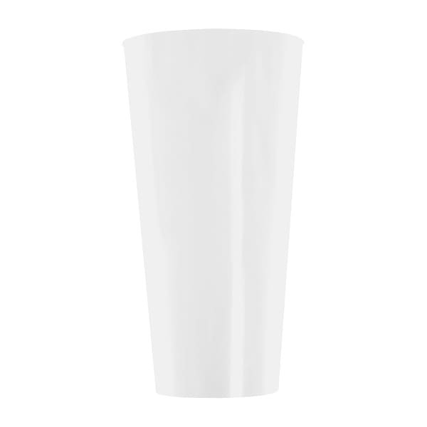 Кашпо для цветов Prosperplast Tubus Slim Shine 27+15 л, белый Артикул: DTUS300S-S449