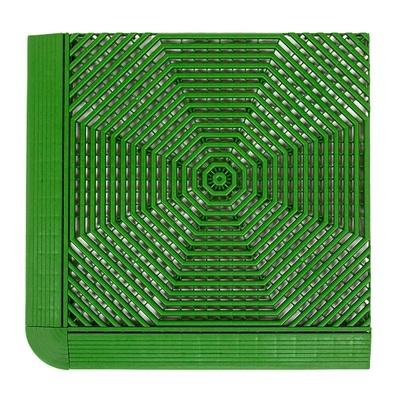Бордюр для модульного покрытия Helex 2шт/уп, зеленый