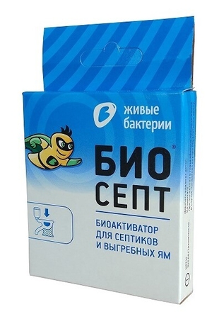 Биоактиватор для септиков Биосепт 50 г 2 пакетика