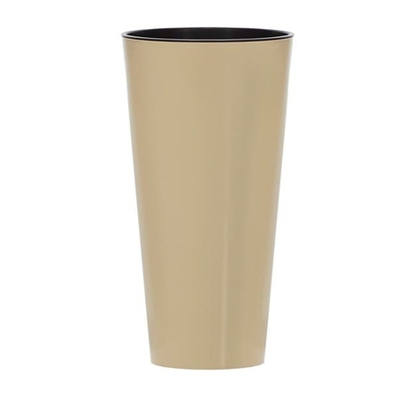 Кашпо для цветов Prosperplast Tubus Slim Shine 64+35л, кофе Артикул: DTUS400S-7502U